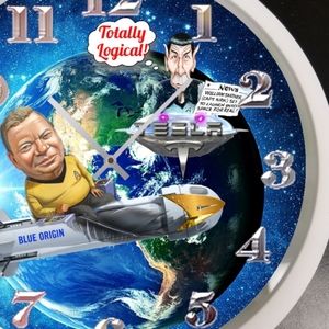 Captain Kirk and Spock space travel